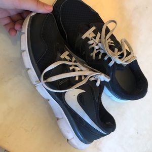 Black Nike sneakers